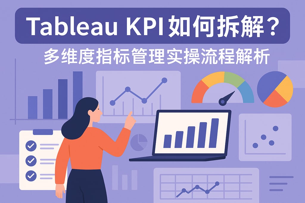 Tableau KPI如何拆解？多维度指标管理实操流程解析